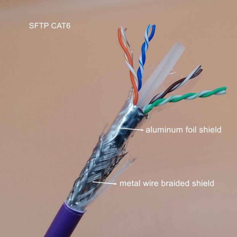 UTP FTP 4Paris 8 Core Network Data Communication Cables HDMI CAT6 CAT6A Cable