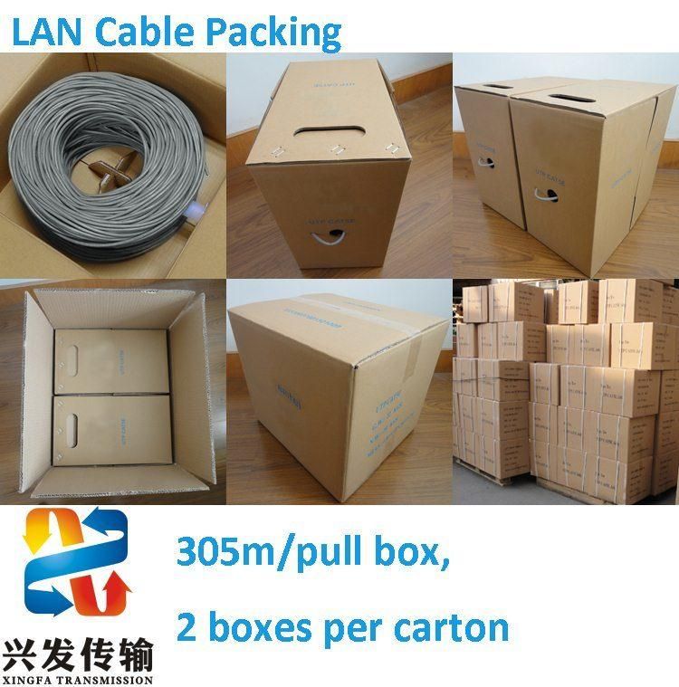 UL LAN Cable CAT6 FTP Dual Jacket with Ce RoHS