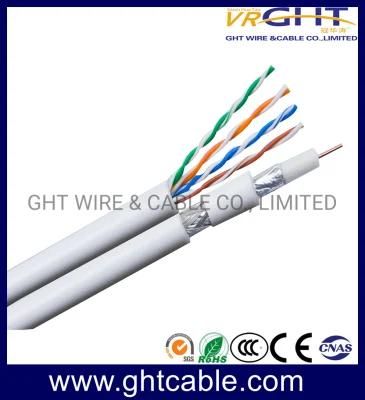 Mutimedia Network 4p UTP Cat5e Cable &amp; RG6 Coaxial Cable