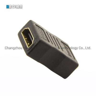 HDMI Converter Ce RoHS2.0 180 Degree HDMI a Female to HDMI a Female Connector Adapter for Panel Mount TV