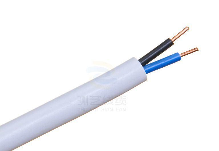 Copper Conductor Double PVC Insulated PVC Sheathed Electric Cable
