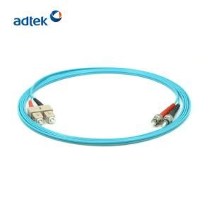 2 Core Multimode Fiber Optic Cable Duplex 2mm 3mm Optical Sc-LC Patch Cord