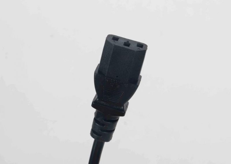 Asta Approval BS1363 British 3 Lead White Black Fused Plug 0.5 0.75 mm C13 Comnector Adapter Suit Power Cable