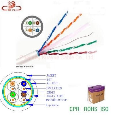 CAT6 0.57mm CCA 305m/Roll/LAN Cable