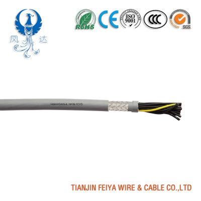 H05vvc4V5-K 2 Core 10mm2 Flexible PVC Electrical Shielded Cable Wire PVC Insulated Power Cable Fire-Resistant Cable