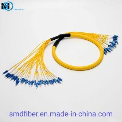 Sinlgemode LSZH LC/Upc-LC/Upc Fiber Optic Armored Cable