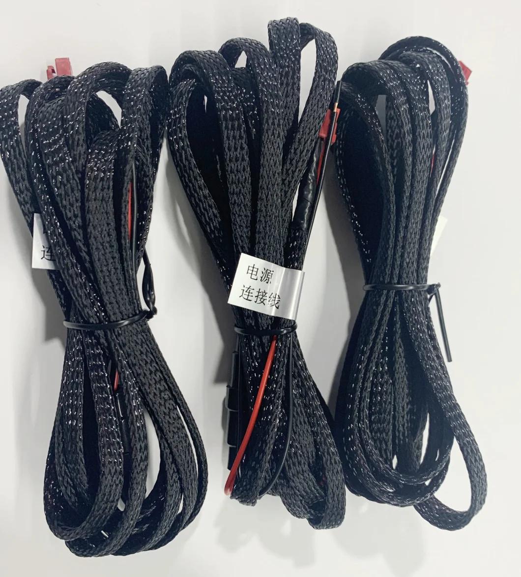 China Factory Made Power Charger Cable Assembly Wire Harness with Fuse and Original Connector for Vehicle Automobile Parts