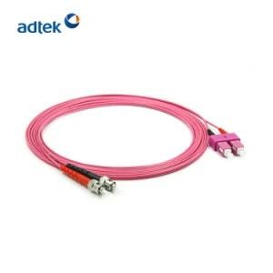 Factory Sc-St Orange Duplex Multimode Om4 Fiber Optic Patch Cord
