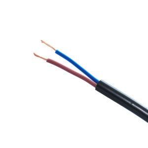 Rvv 2*0.50mm&Sup2 Round 2 Cores Solid Extruded Jacket Power Cable/Rvv Two-Core Round Extruded Solid Sheathed Power Cable
