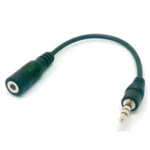 3.5mm Male to Female Headphone Aux Cable Adapter