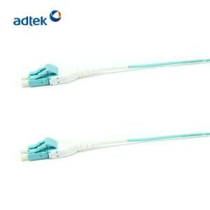 High Quality MTP to LC 50/125um Multimode Duplex Om3 Aqua Optical Fiber Patch Cord