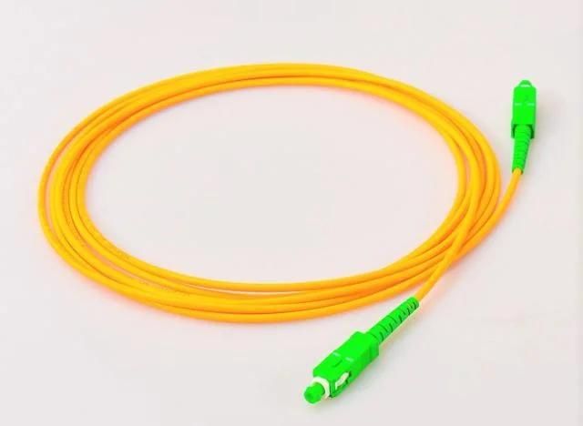 Sc Jumper Hot Selling Sc APC Single Mode Simplex Optic Patch Cord Sc APC Fiber Jumpers