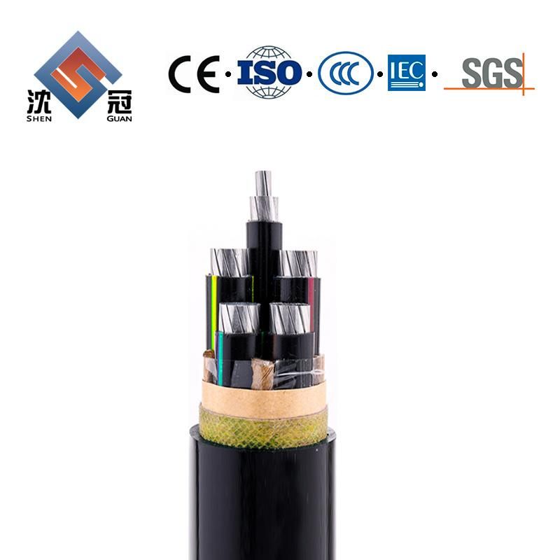 Shenguan Low Voltage XLPE Insulated Power Cable Aluminium Alloy Conductor PVC Sheath Underground Power Cable