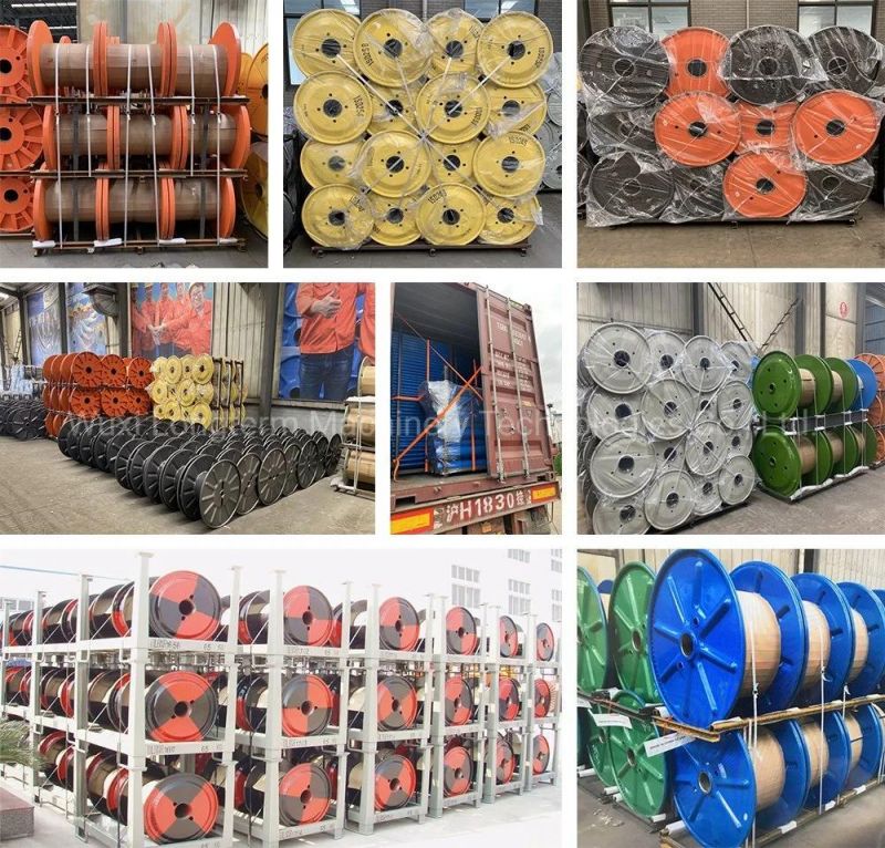 Long Lifespan ABS PS PP Plastic Empty Wire Cable Drum / Bobbin / Reel 630mm for Packing