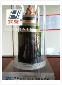 Non-Magnetic or Tinned Steel Tape Armour for XLPE Insulated 26/35kv Single Core 1*500 mm2 Mv Power Cable