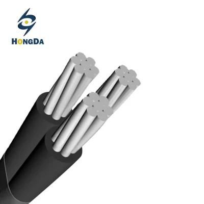 120mm XLPE 3 Cores 0.6/1kv LV ABC Cable Sizes