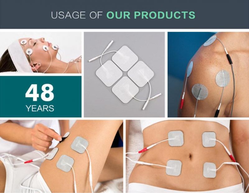 50*50mm Self-Adhesive Tens Unit Electrode Pad for Physiotherapy