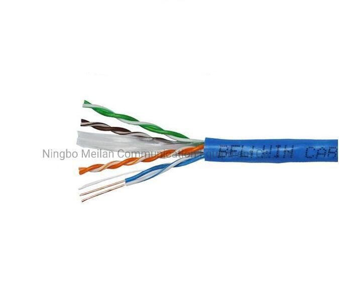 CAT6A Cable Network Customized Length LAN Patch Cord UTP Type Roll 4 Pair UTP Cable