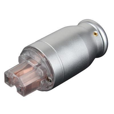 Hh3412 Red Copper Us AC Power Socket Connector