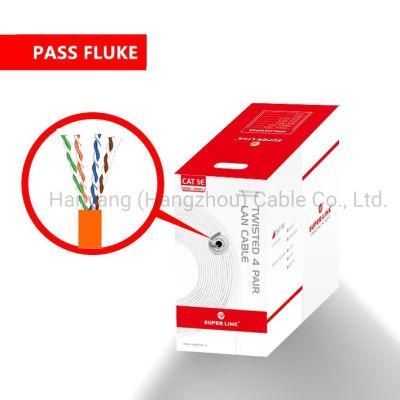 Superlink UTP Cat5e LAN Cable 24AWG Bc Flame Retardant LSZH Jacket 305m