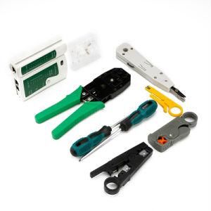 RJ45 12 11 Stripping Crimping and Testing All in Network Tool Kit