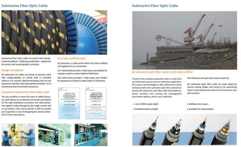 Factory Ship Loading ISO Approved Swa Power Underground Submarine Cable