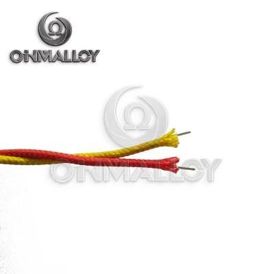 2X0.2mm Red-Yellow Type K Thermocouple Cable/ Wire