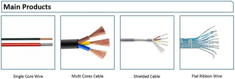 UL10005 Tptca Conductor Shield Low Voltage 30V PFA Insulation Single Core Electrical Wire