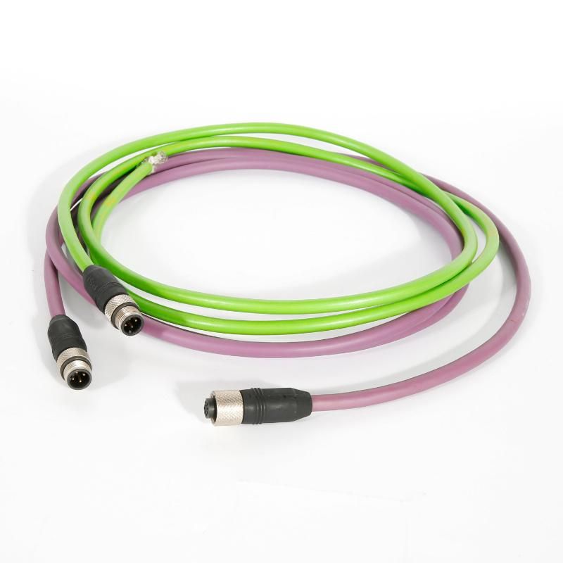 Cable Assembly with Molded Waterproof M12 Connector