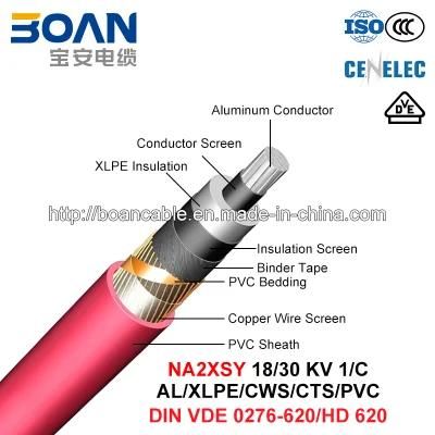 Na2xsy, Power Cable, 18/30 Kv, Al/XLPE/Cws/Cts/PVC (HD 620/VDE 0276-620)