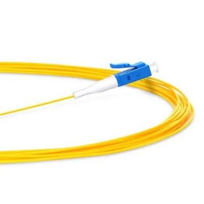 Manufacture Indoor Round Yellow Cable 1core Simplex LSZH PVC Jacket Optical Fiber Drop Cable