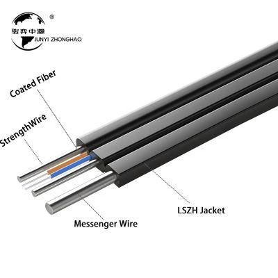China Factory Supply 4 Core FTTH Flat Indoor Optical Cable