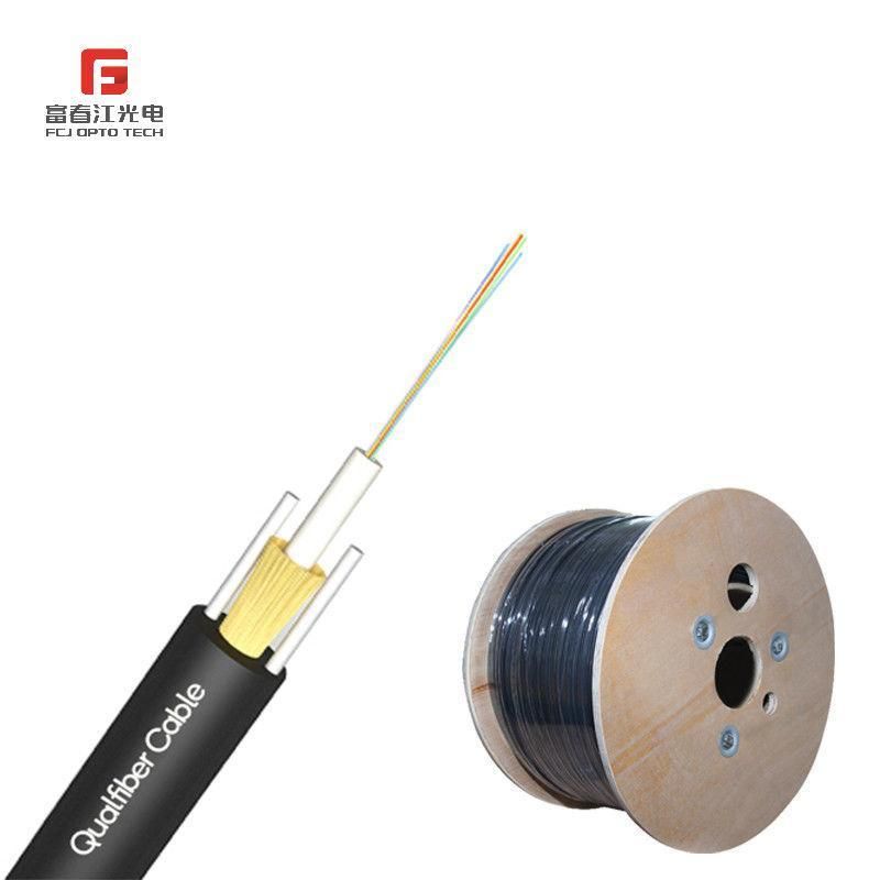 FTTH Drop Fiber Optic Cable Central Loose Tube Fiber Optic Cable GYFXTY