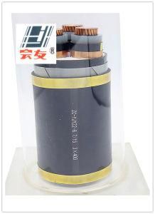 XLPE Insulated PVC /PE Sheathed Flame Retardant a/B/C Steel Tape Armoring 8.7/15kv Multicore Mv Power Cable