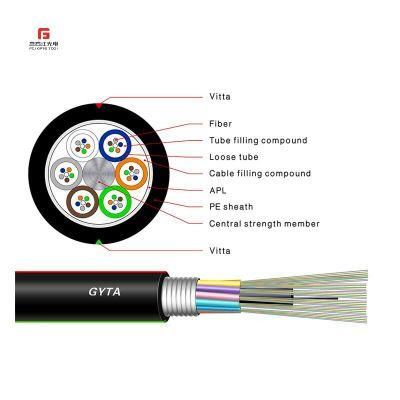 Tubes (and fillers) Are Stranded Loose Tube Fiber Optic Cable Customized Water-Proof GYTA