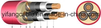 6.35/11 (12) Kv U/G Cables 11kv, XLPE, 3cores, 185 Sq. mm Copper Conductor BS-6622 IEC 60502