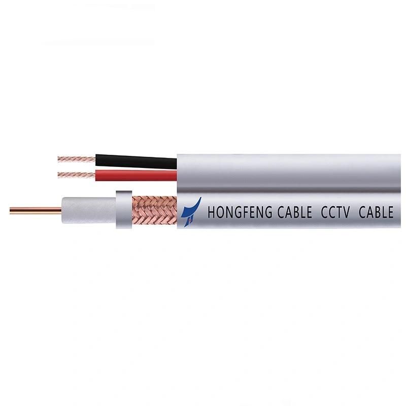 20 Year-Experienced Factory Popular Rg59 Coaxial Cable with 2c Power Wire