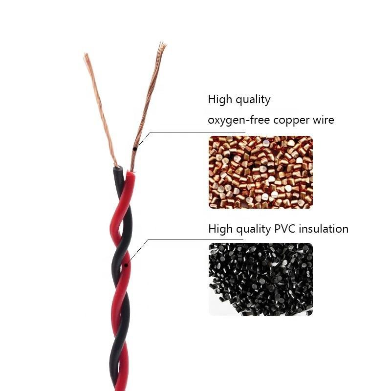 Copper Conductor PVC Insulated Twisted Type Connection Flexible Electric Wire