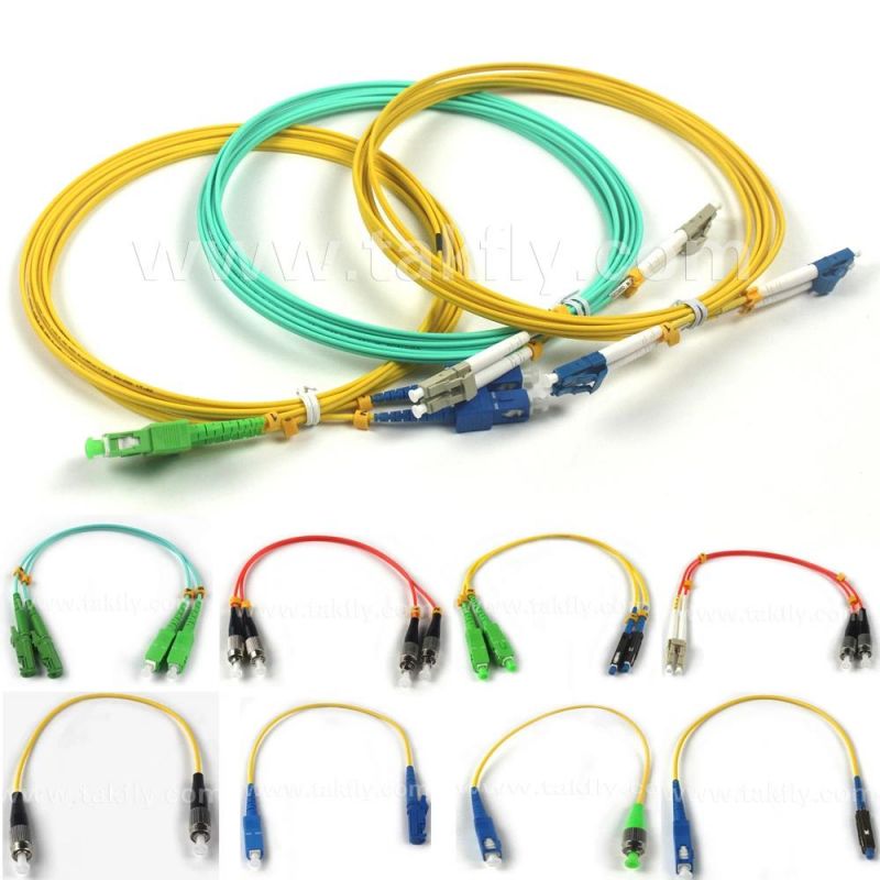 2mm 3mm Sm OS2 Om1 Om2 Om3 Om4 Om5 Fiber Optic Patch Cord