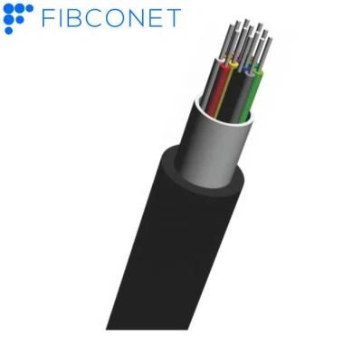 Outdoor Armored 2-24 Core Singlemode Direct Burial Fiber Optic Cable