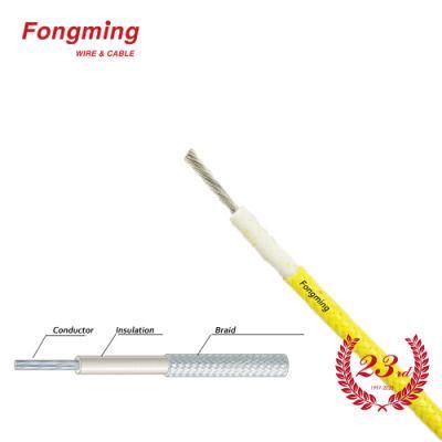 150c 200c 600V UL3974 Silicone Synthetic Braid High Temperature Wire