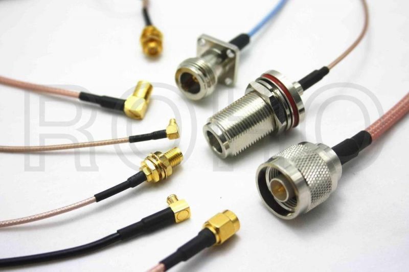 RP SMA Female to Ipex/Ufl/Mhf Connector RF Coaxial Cable Assembly with Rg316/174 Cable