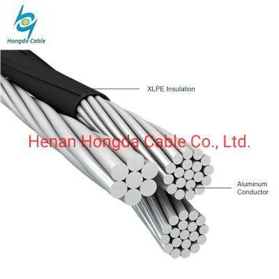 Duplex Cable ABC 6AWG 4AWG 2AWG Cable XLPE LDPE Aerial Bundle
