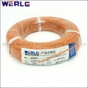 Af250-2 Orange RoHS Approved Silver Plated Copper Insulated Wire