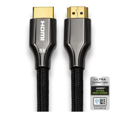HOT SELLING HDMI Cable 8K 60HZ Ultra HD 48Gbps High Speed HDMI Braided 8K CABLE 3D 1080p for TV PC 8K HDMI CABLE