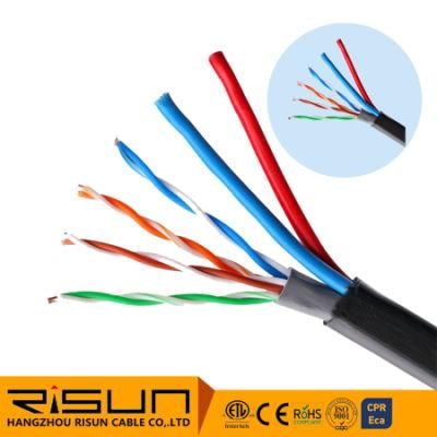 Cat5e Siamese Risun Network Cable UTP CPR 1000 Feet LAN Cable