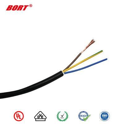 PVC Insulated and Jacket UL2464 3 Core Electric Cable Wire with Bare Copper