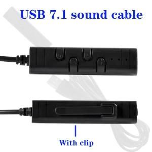 Virtual 7.1 Audio Extension Cable Suitable for PS4 Version Transfer to Computer Usage