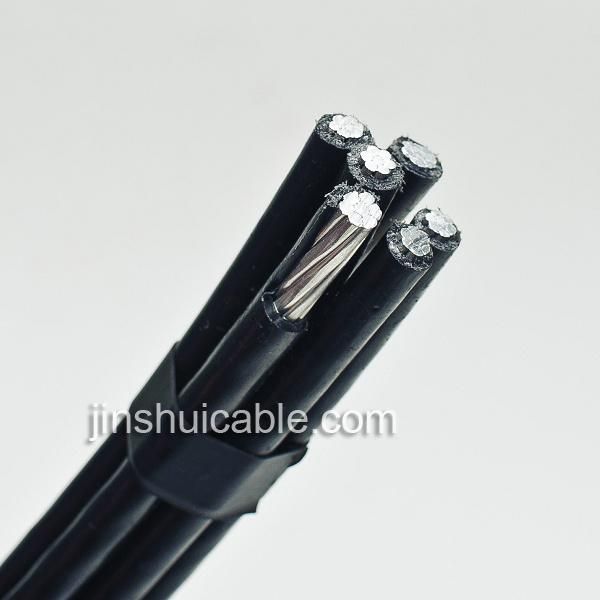 0.6/1kv Triplex Aluminum Cable 1/0, 2/0