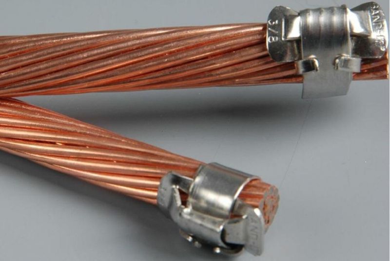 3.264mm CCS 40% 30% 21% Conductivity 8AWG Strand Copper Clad Steel Wire